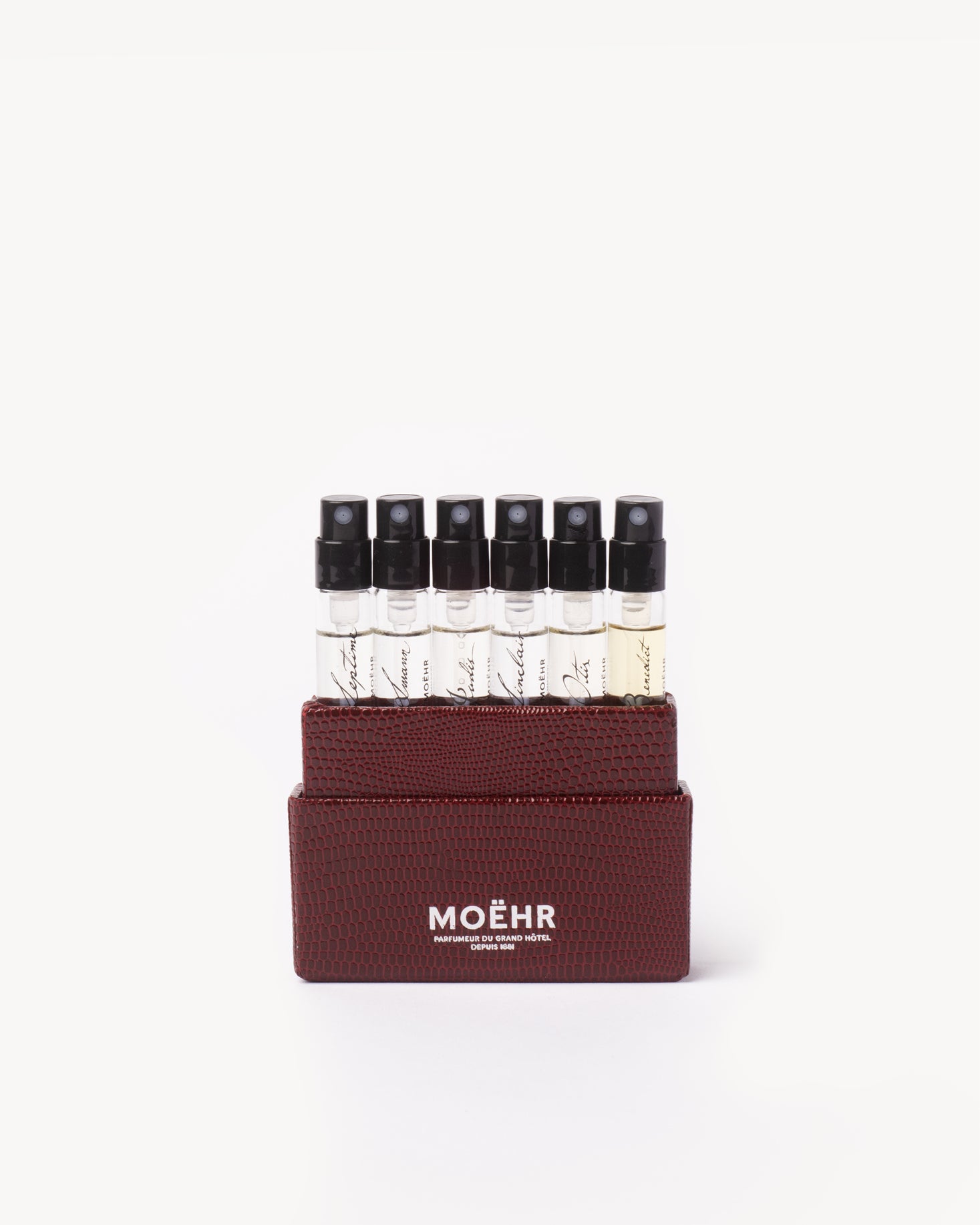 Moëhr Tasting Menu 6x2ml open